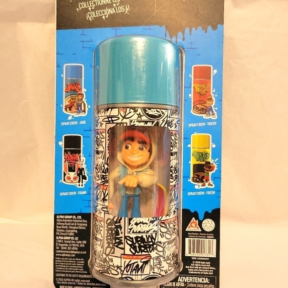 Subway Surfers Sub Surf Spray Crew Jake Vinyl Figure 4in - Picture 1 of 3